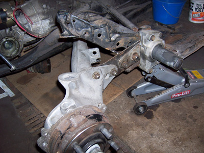 Project Punch - 73 VW Beetle: 27) Test fitting rear suspension